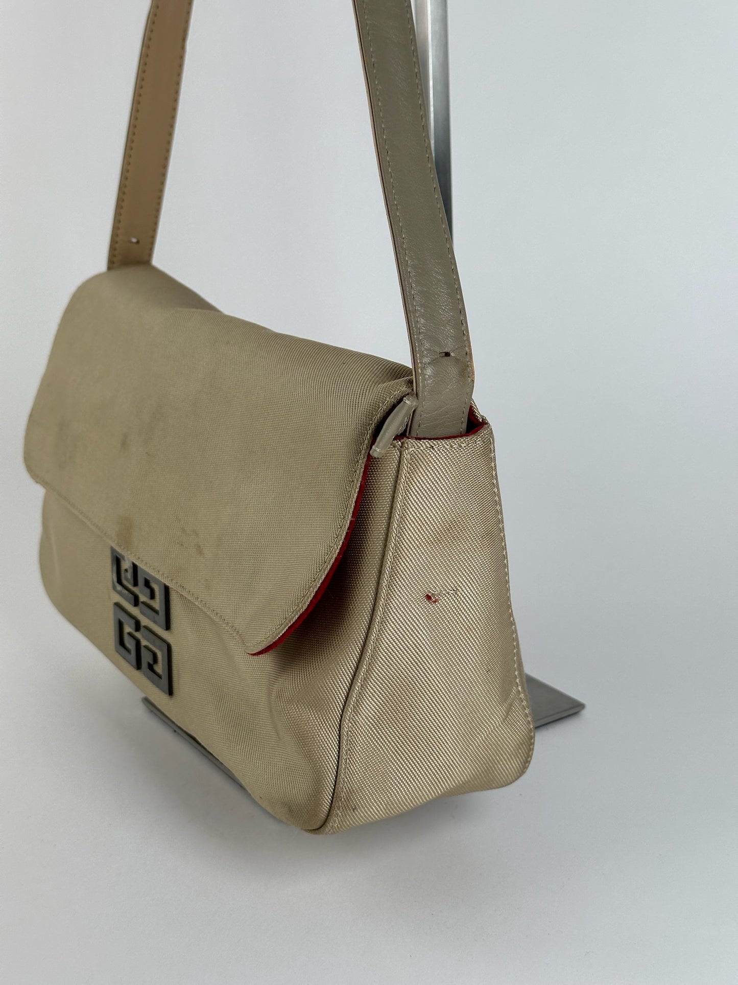 Sac vintage Givenchy 4G beige