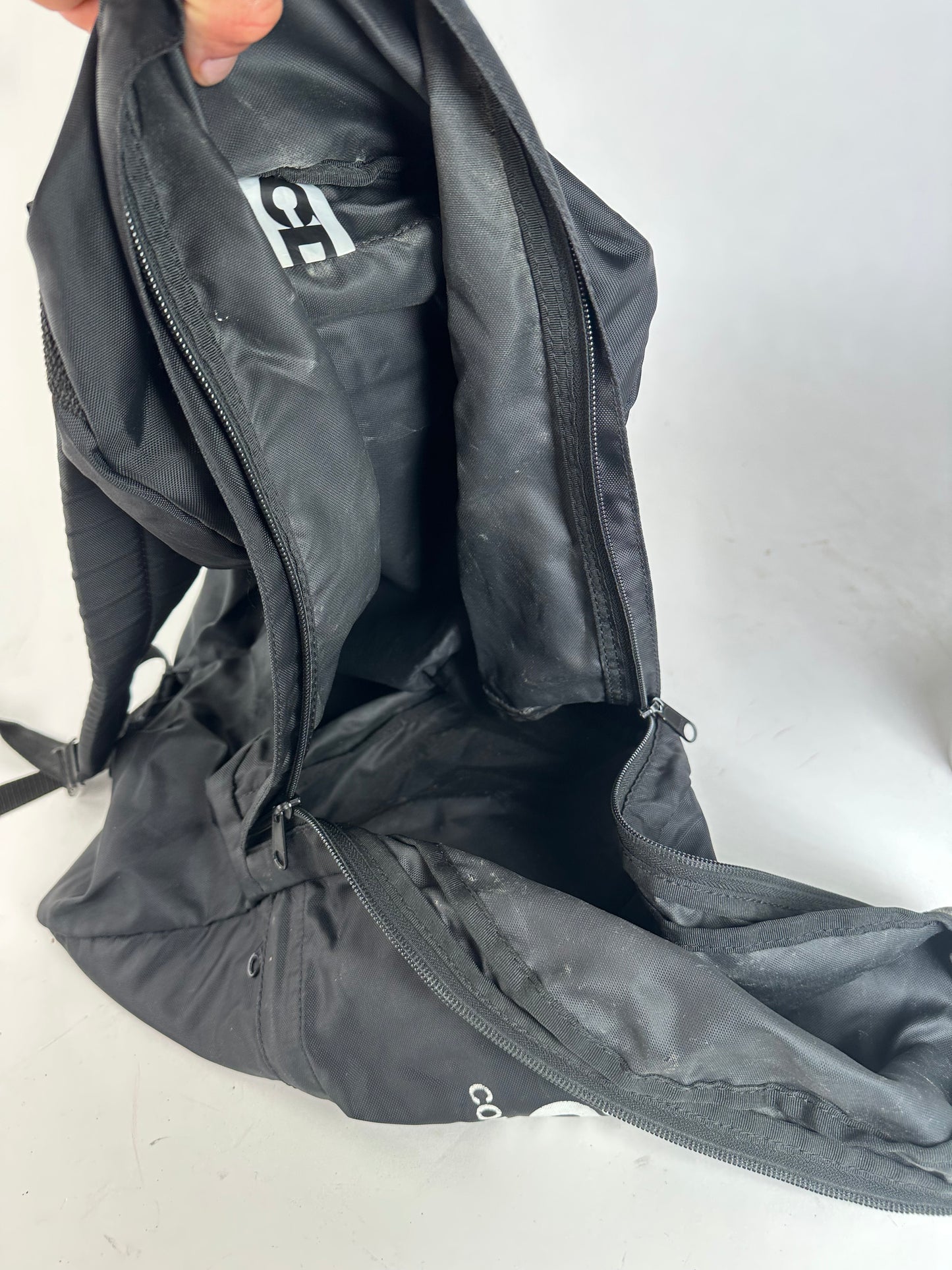 Comme Des Garcons CDG Nylon Backpack Black Triple Logo