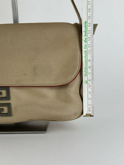Sac vintage Givenchy 4G beige