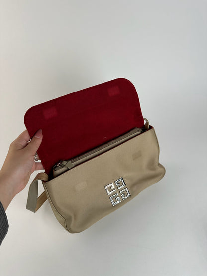 Sac vintage Givenchy 4G beige