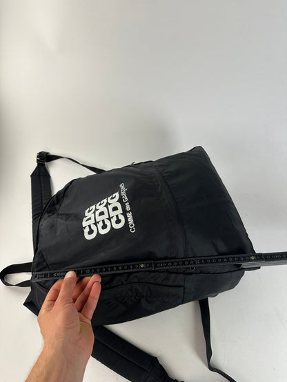 Comme Des Garcons CDG Nylon Backpack Black Triple Logo