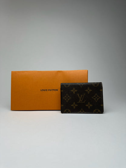 Vintage Louis Vuitton Monogram Leather Card holder brown