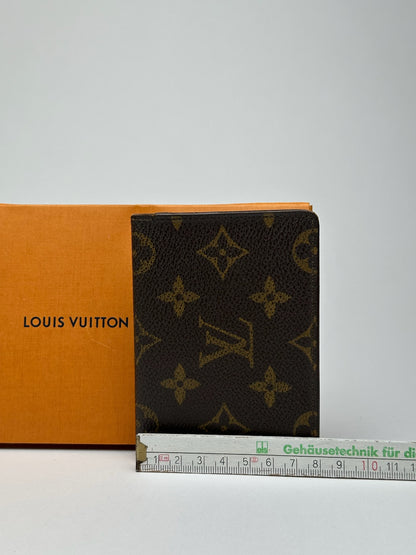 Vintage Louis Vuitton Monogram Leather Card holder brown