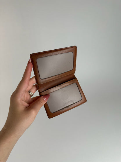 Vintage Louis Vuitton Monogram Leather Card holder brown