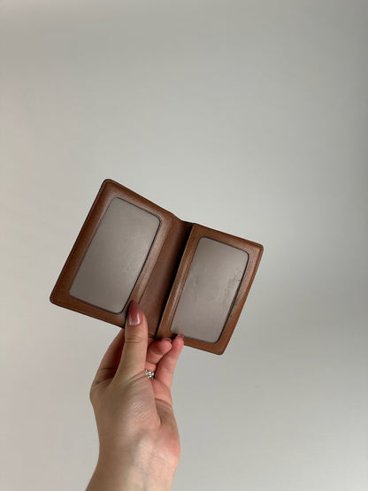 Vintage Louis Vuitton Monogram Leather Card holder brown