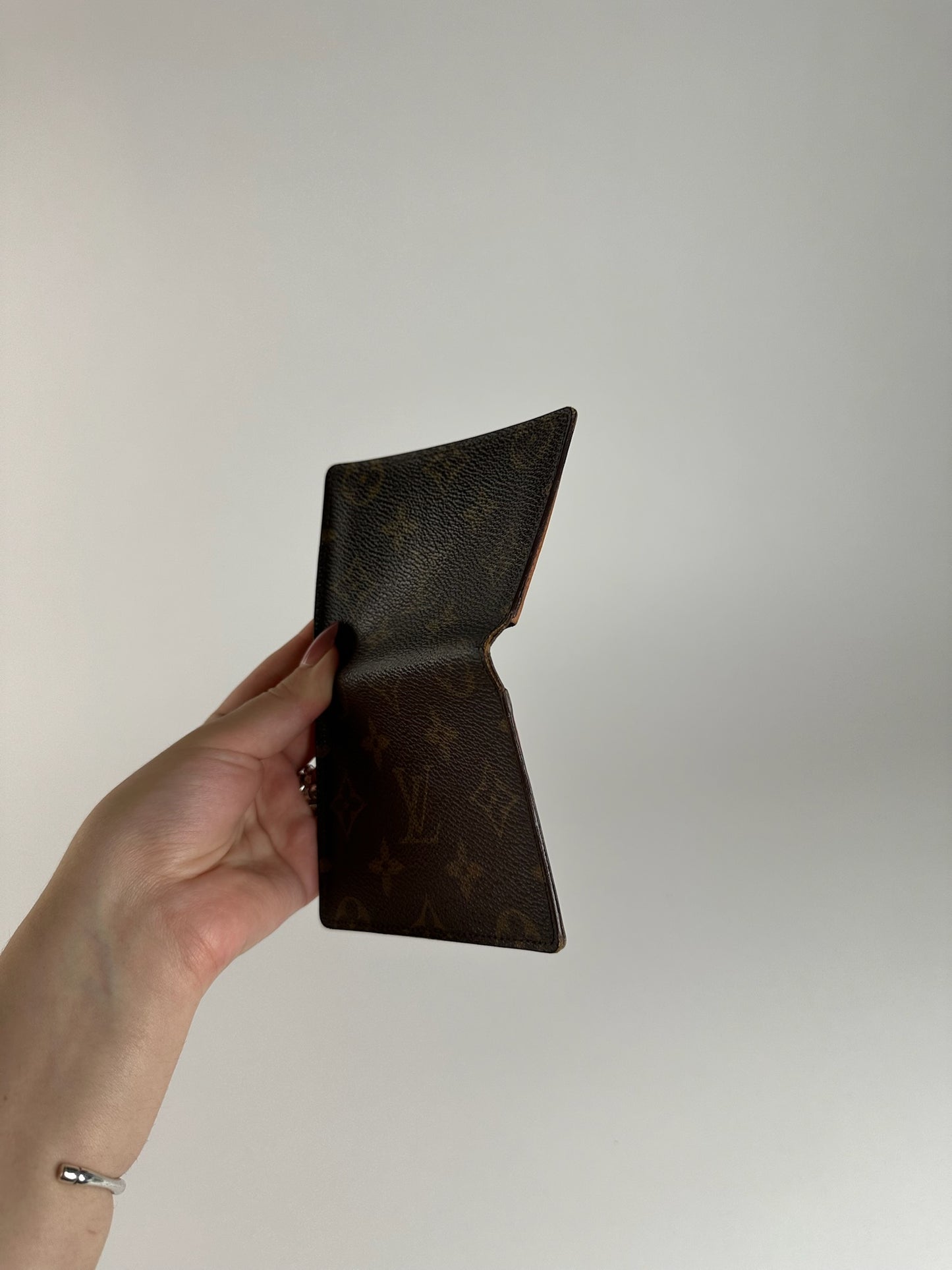 Vintage Louis Vuitton Monogram Leather Card holder brown