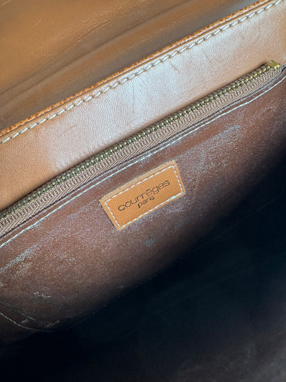 Vintage Courreges 2Way Handbag Brown