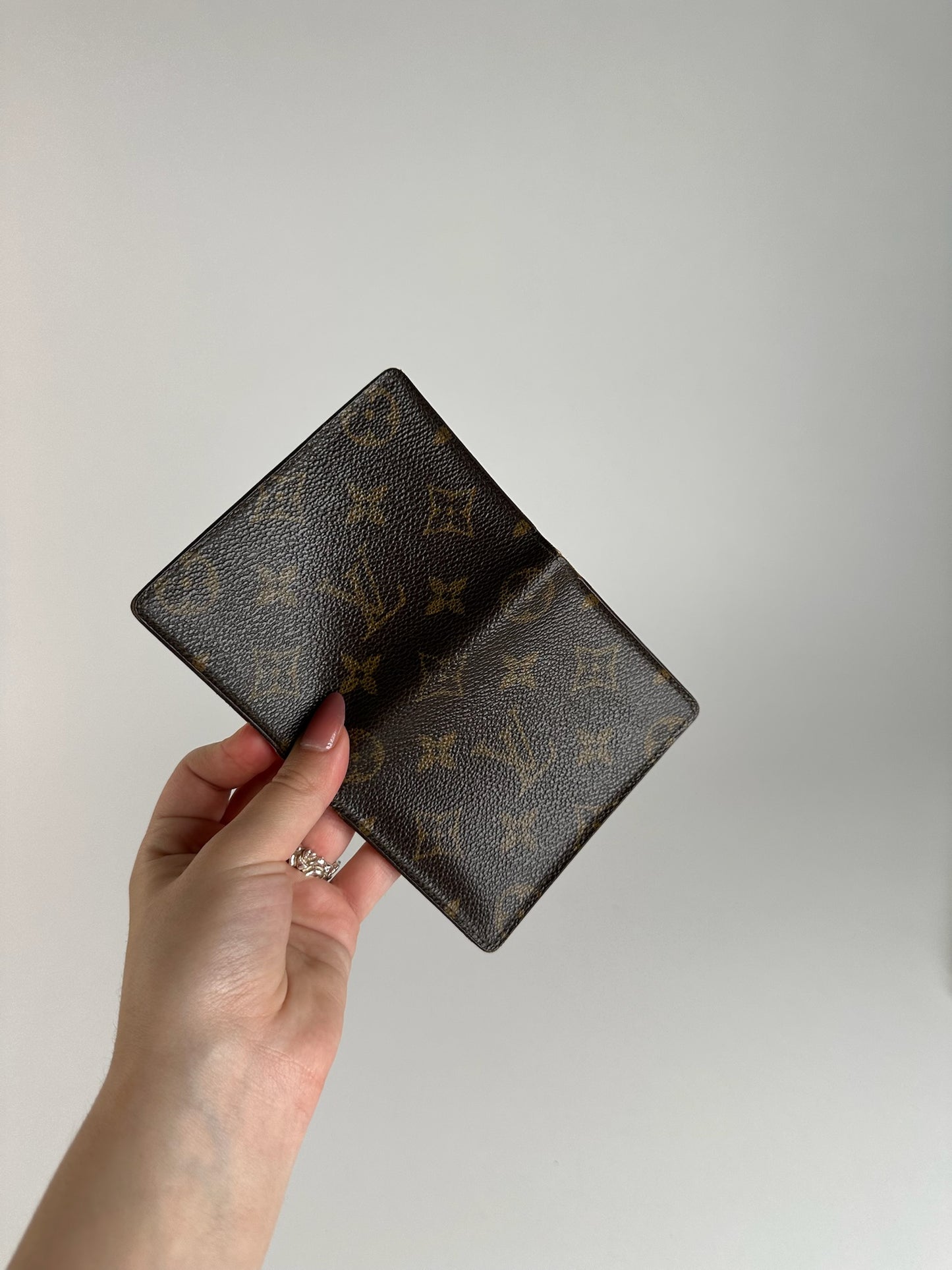 Vintage Louis Vuitton Monogram Leather Card holder brown