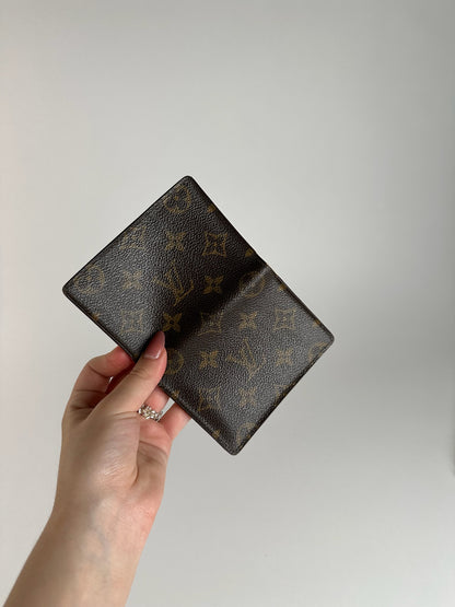 Vintage Louis Vuitton Monogram Leather Card holder brown