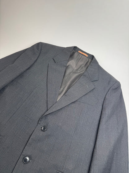 Vintage Kansai Yamamoto Wool Suit Anthracite M/L