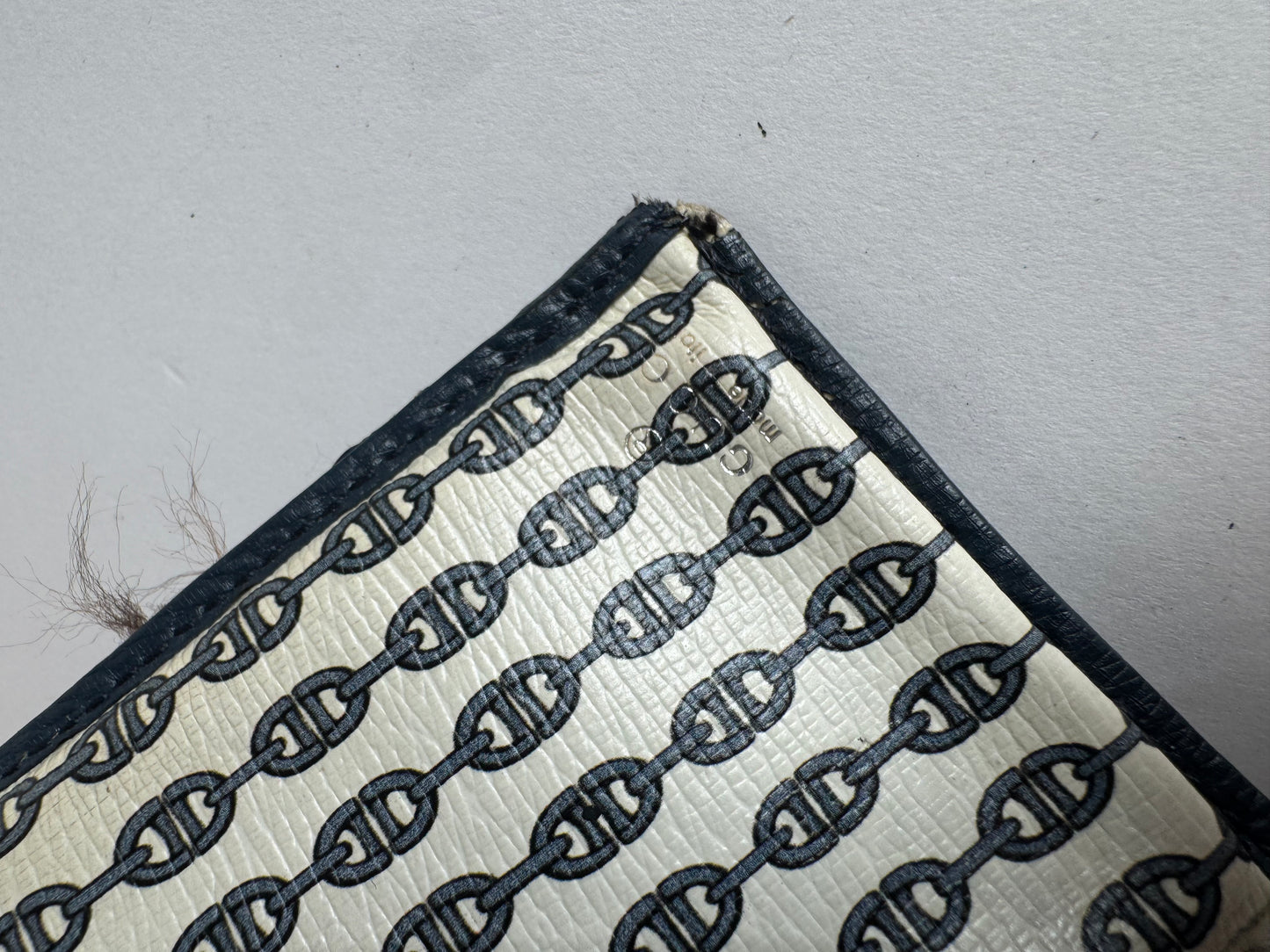 Vintage Gucci Leather Card holder / ID holder navy