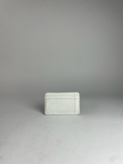 Vintage Loewe Madrid Leather Card Holder White