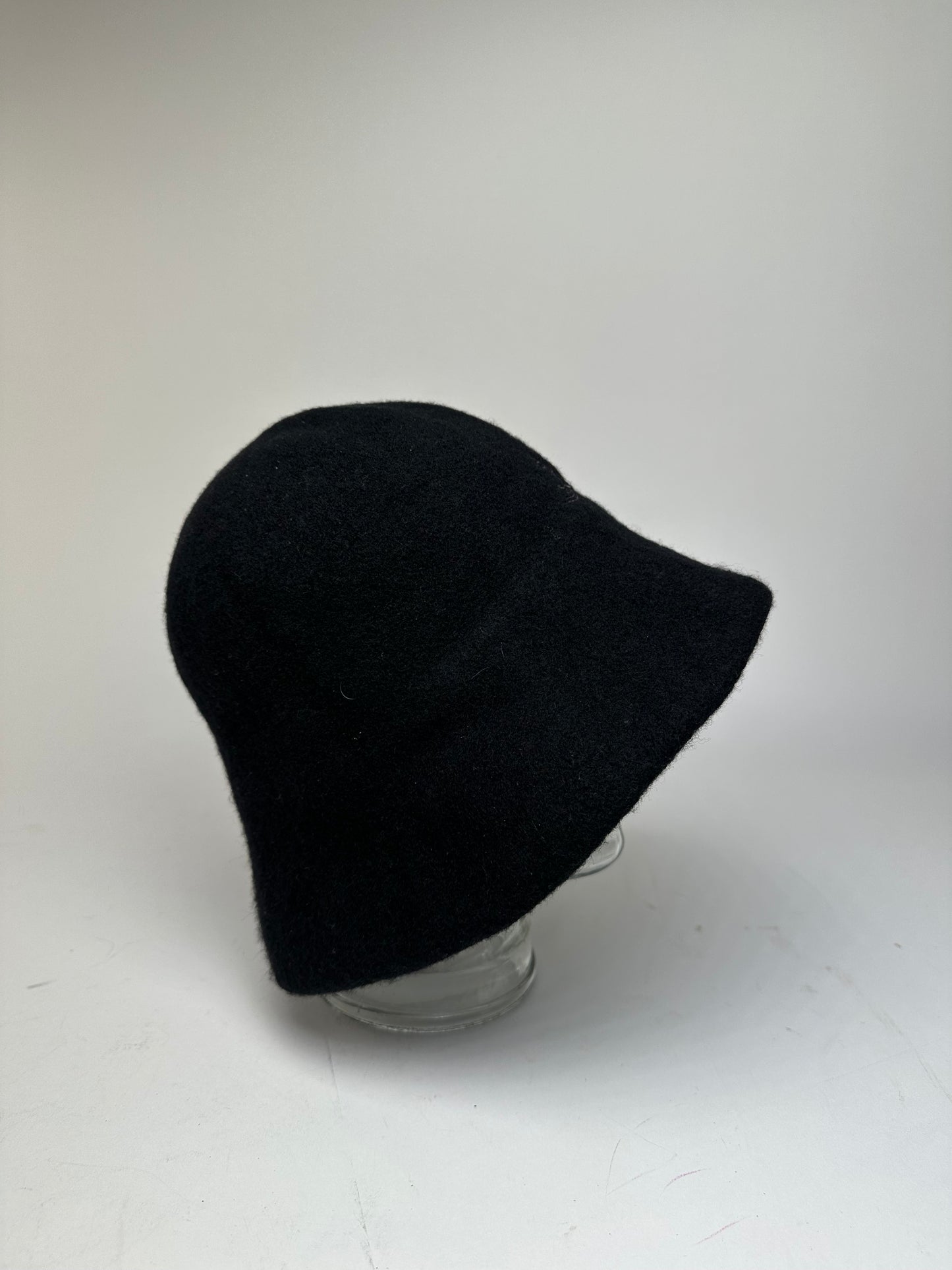 Vintage Vivienne Westwood Wool Bucket Hat Black Orb
