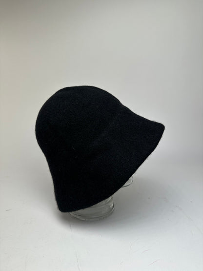 Vintage Vivienne Westwood Wool Bucket Hat Black Orb