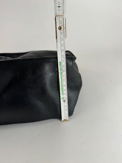 Vintage Stella Mc Cartney Logo Vegan Leather Tote black