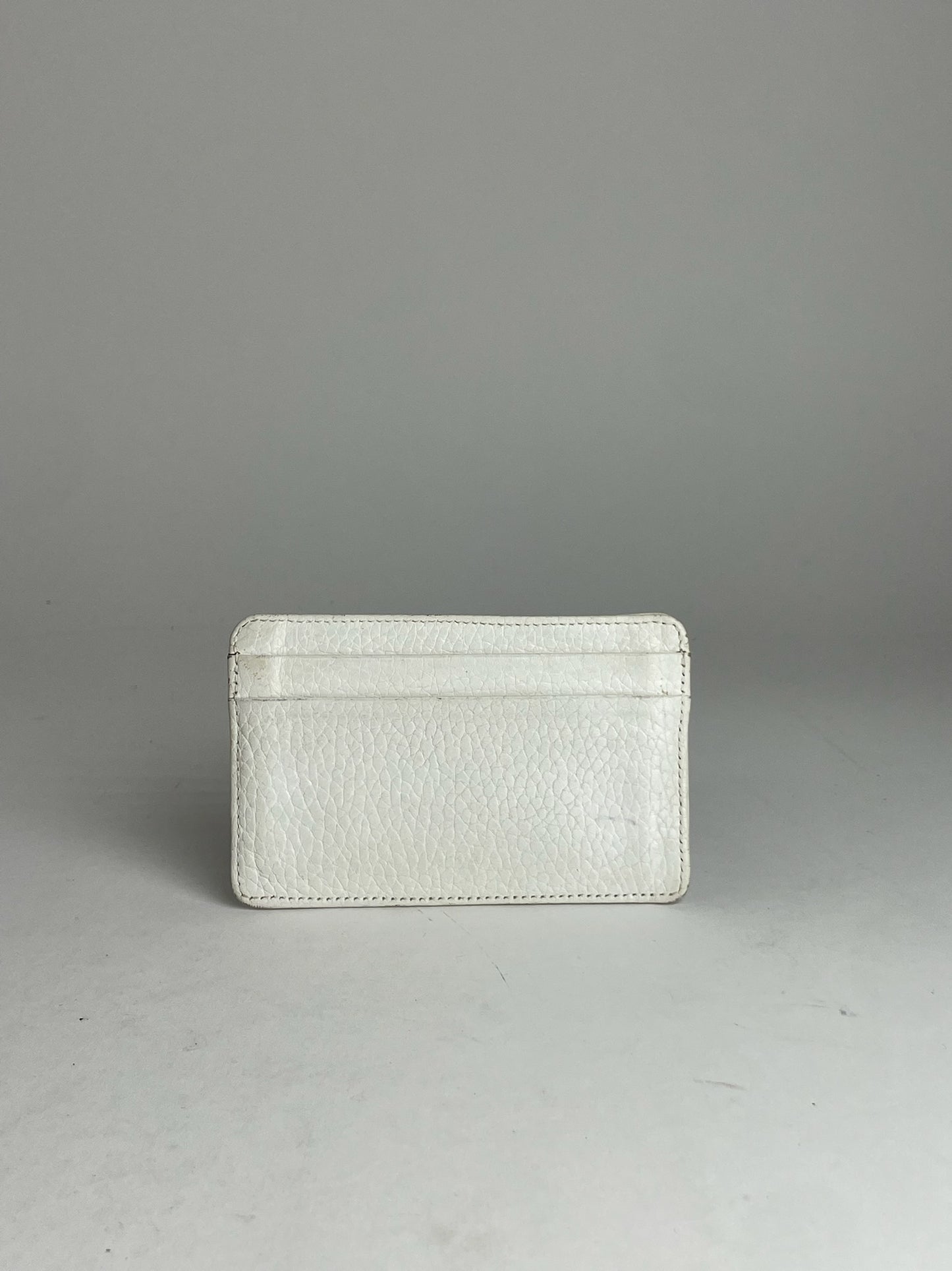 Vintage Loewe Madrid Leather Card Holder White