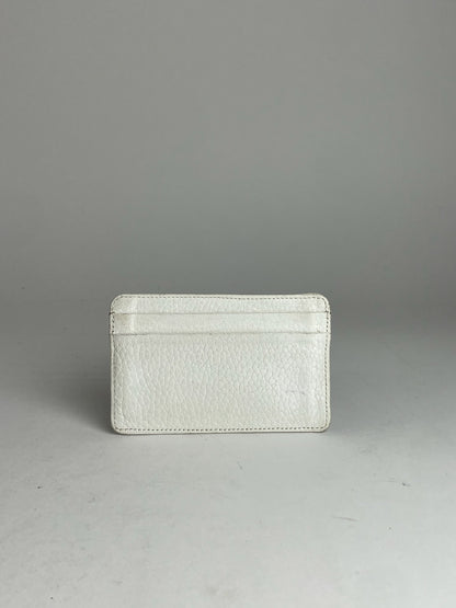 Vintage Loewe Madrid Leather Card Holder White