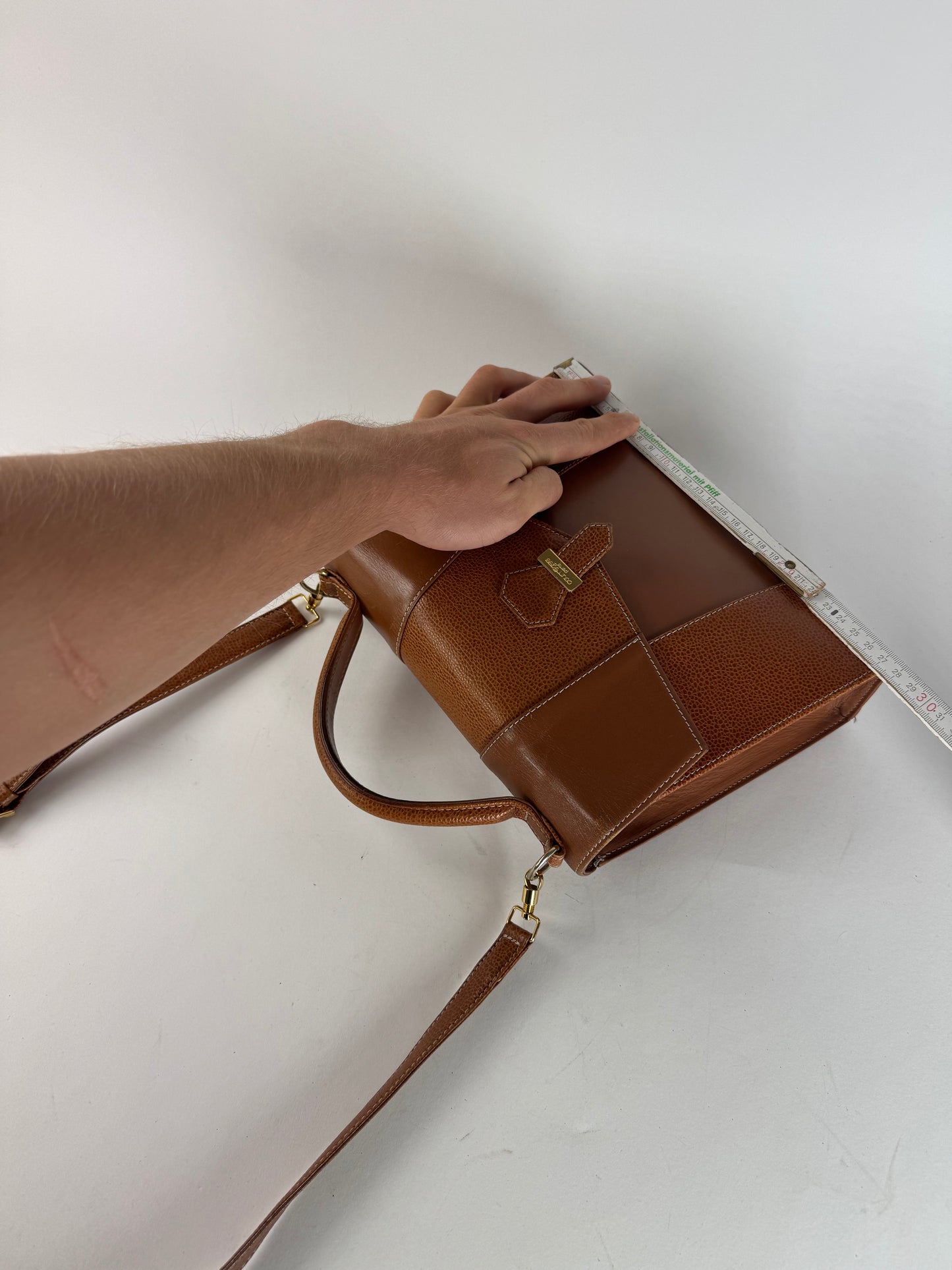 Vintage Courreges 2Way Handbag Brown