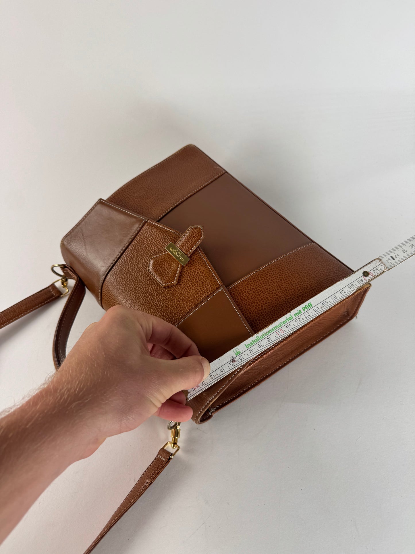Vintage Courreges 2Way Handbag Brown
