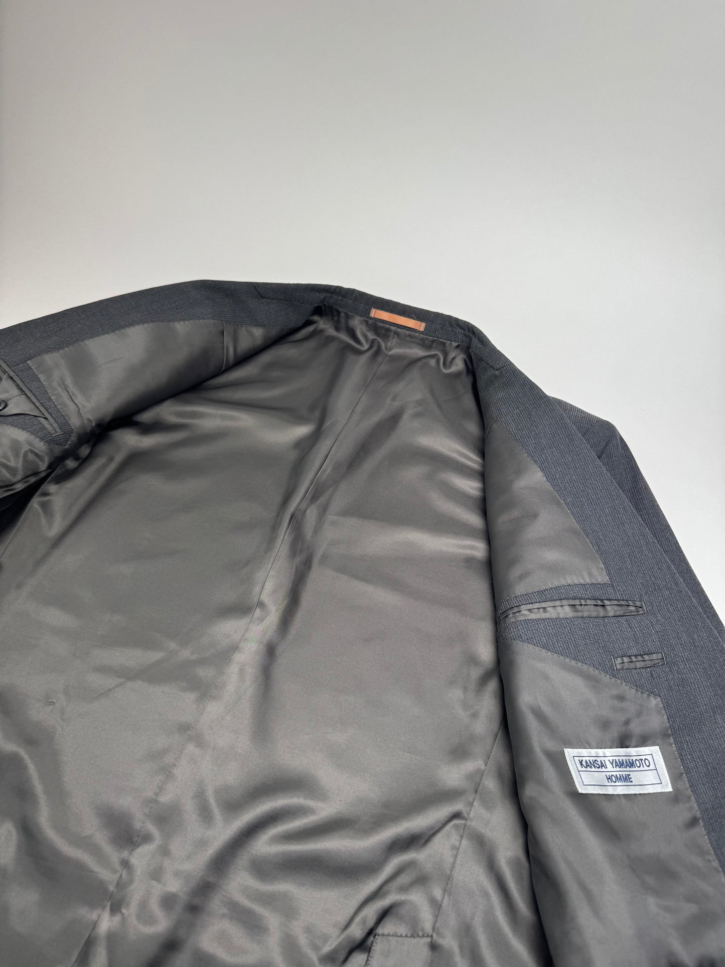 Vintage Kansai Yamamoto Wool Suit Anthracite M/L