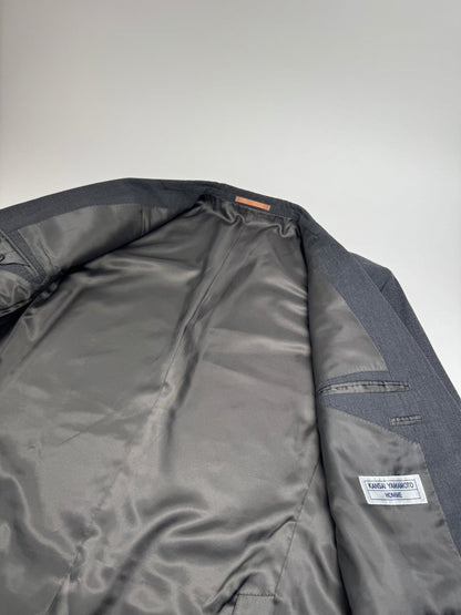 Vintage Kansai Yamamoto Wool Suit Anthracite M/L