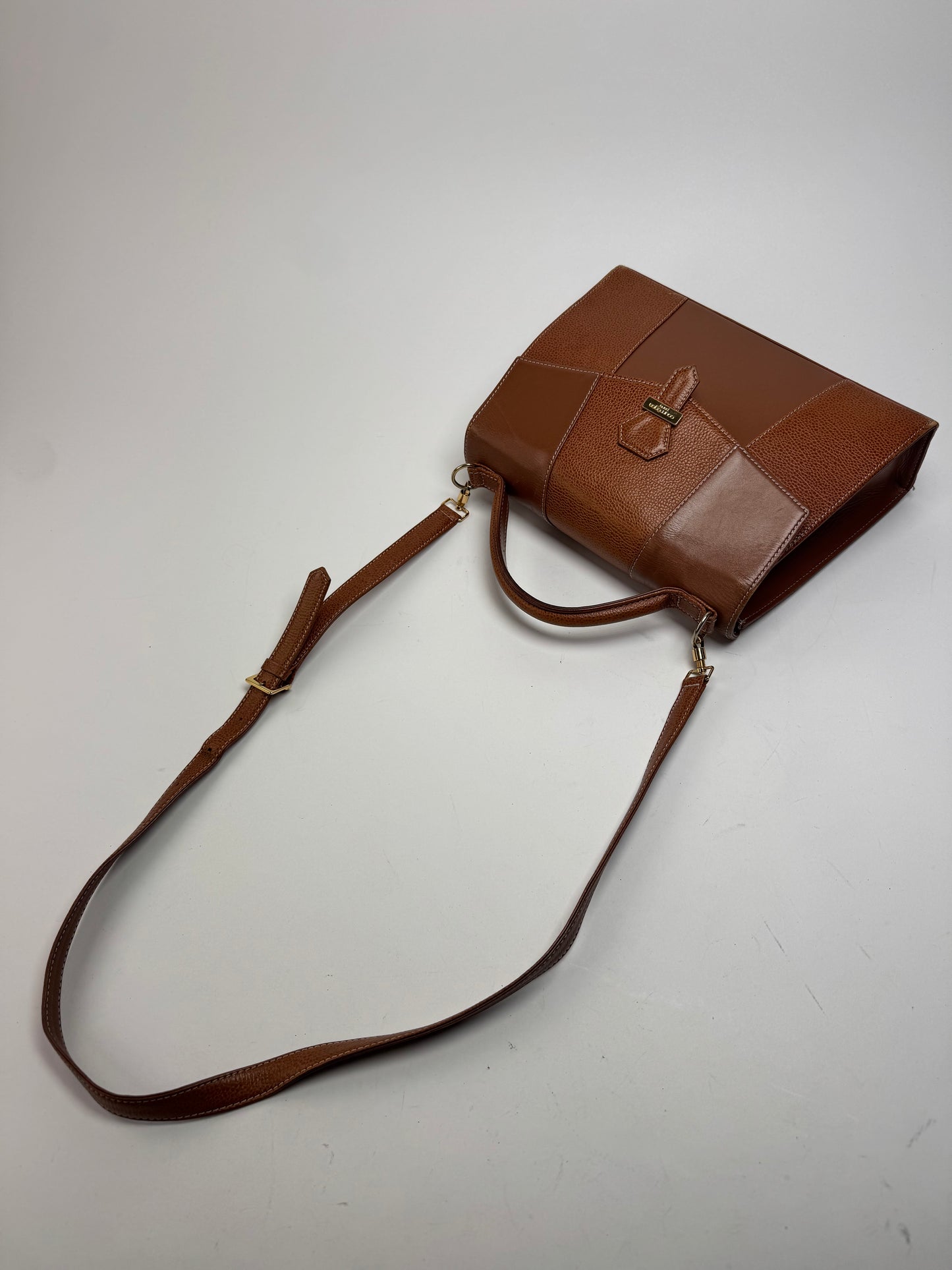 Vintage Courreges 2Way Handbag Brown