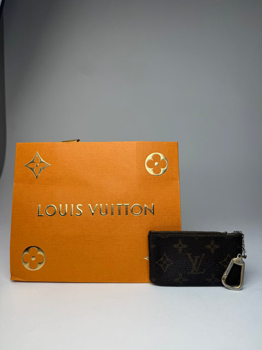 Vintage Louis Vuitton Le Dauphine Leather Card Holder Brown