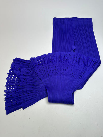 Vintage Issey Miyake Plissee Pants Blue