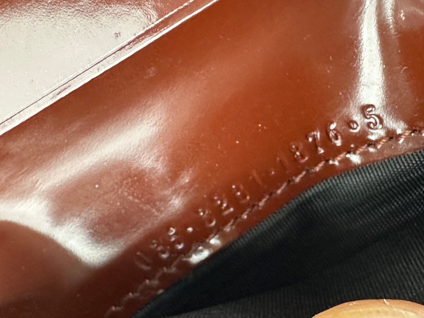 Vintage Gucci Horsebit Compact Wallet Burgundy Patent Leather