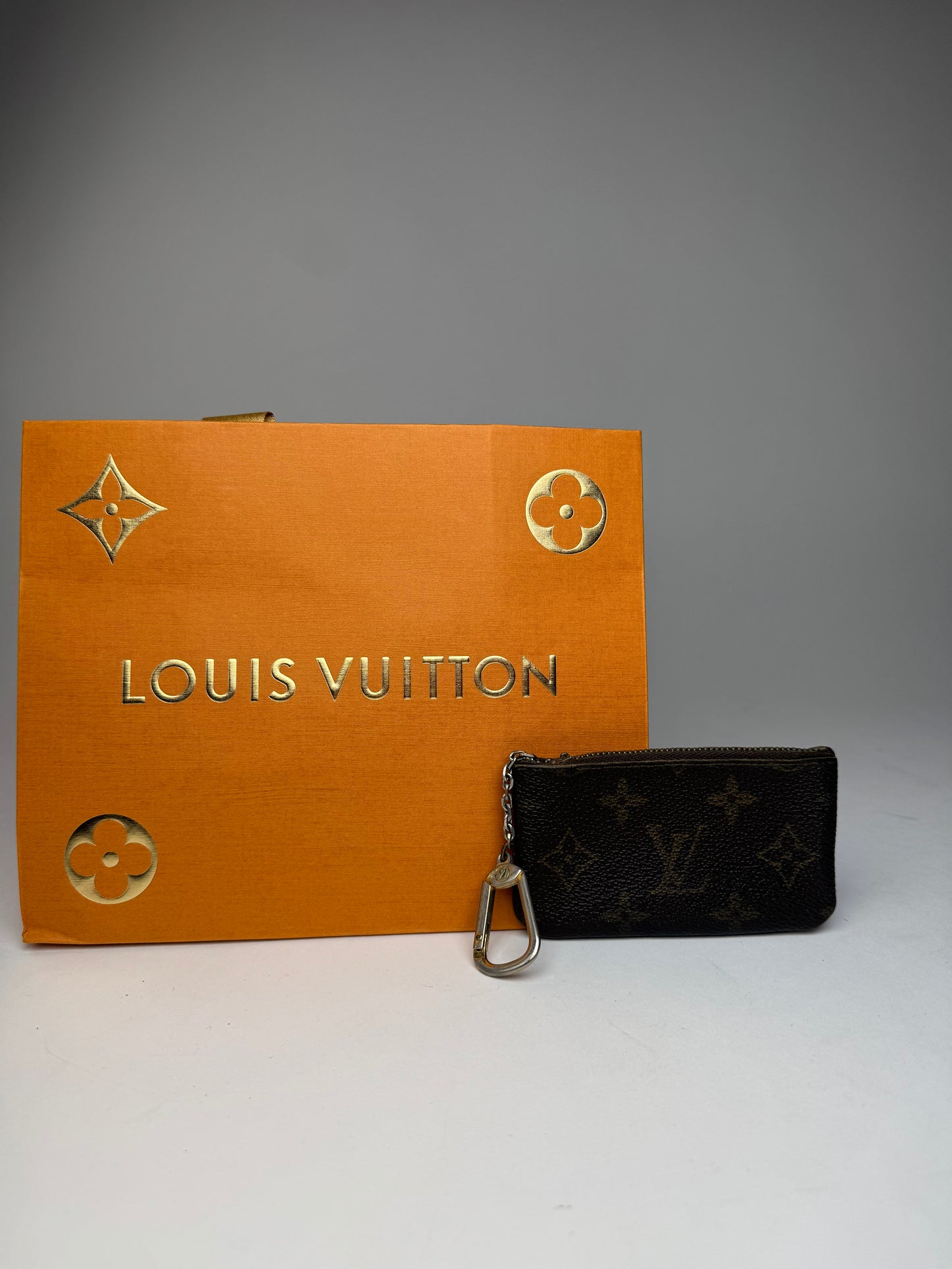 Vintage Louis Vuitton Le Dauphine Leather Card Holder Brown