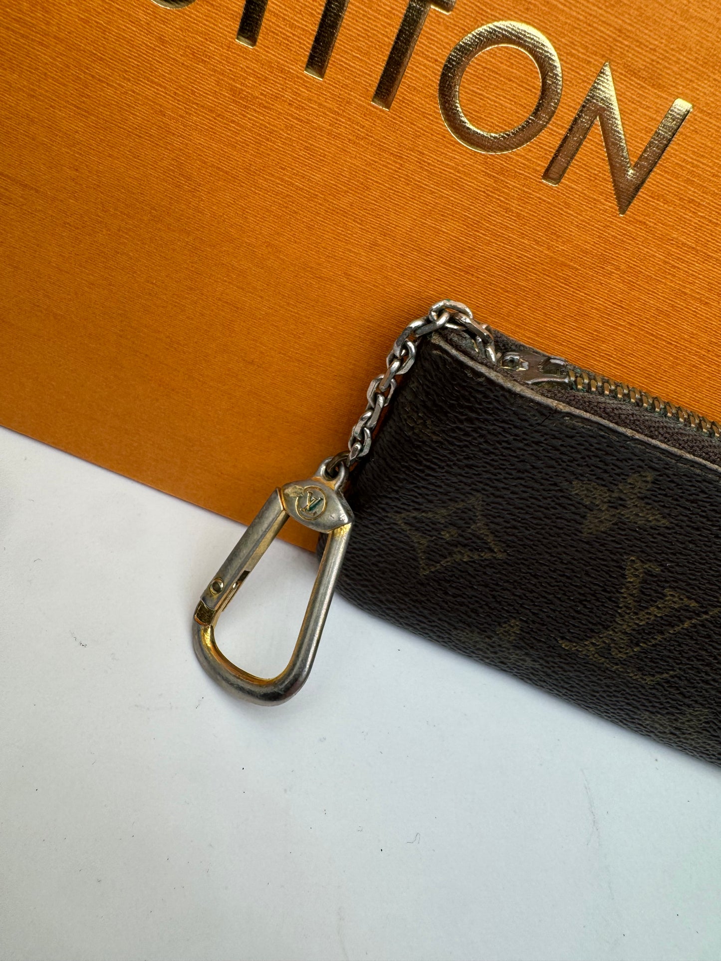 Vintage Louis Vuitton Le Dauphine Leather Card Holder Brown