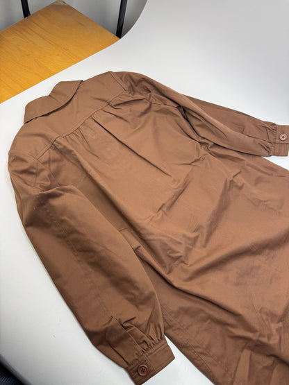 Vintage Yves Saint Laurent Canvas Trenchcoat Brown M