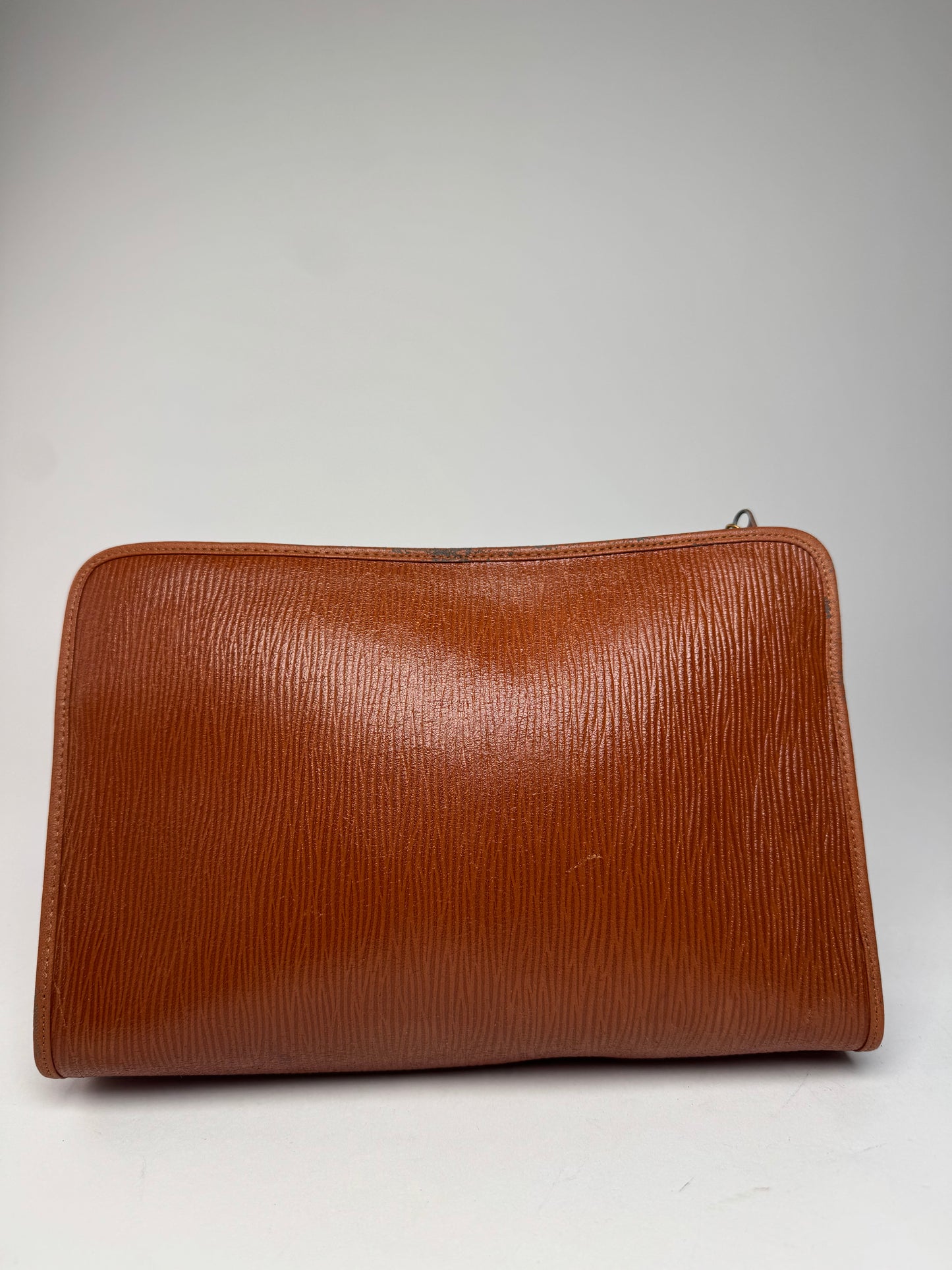 Vintage Givenchy Leather Clutch Brown