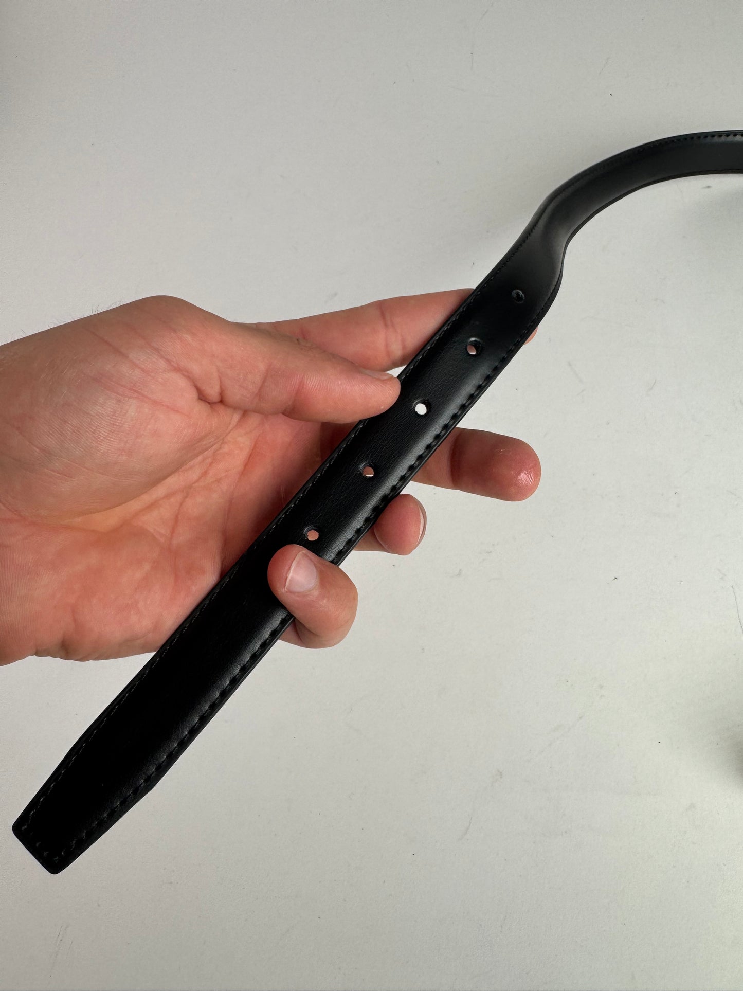 Vintage Dior Leather belt black