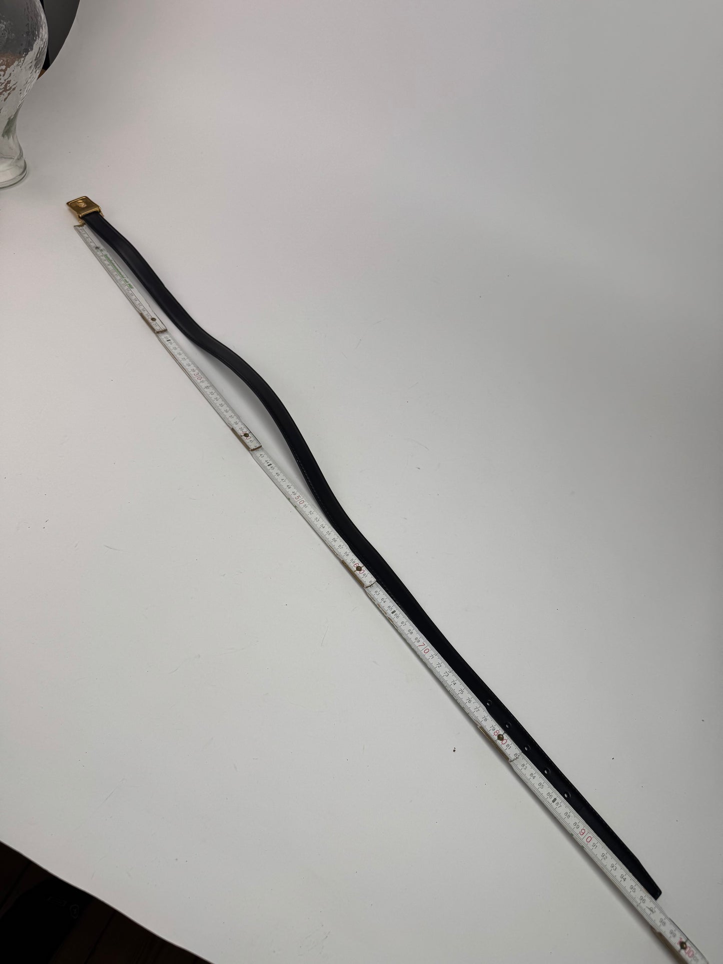 Vintage Dior Leather belt black