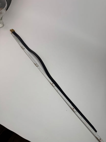 Vintage Dior Leather belt black