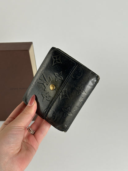 Vintage Louis Vuitton Vernis Leather wallet black