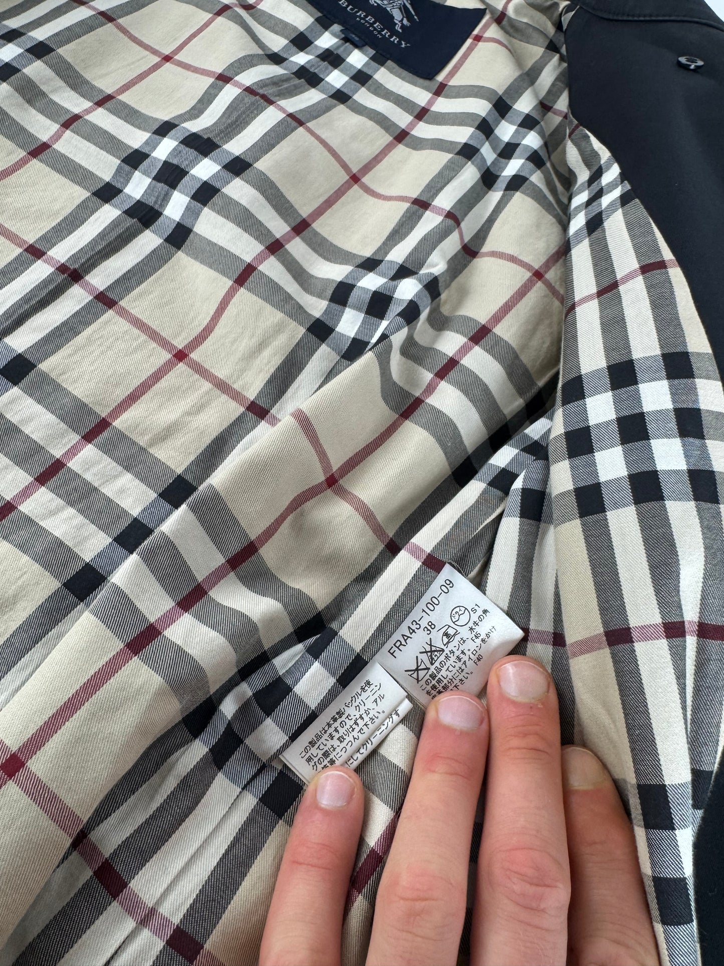 Vintage Burberry Trenchcoat Black 38/M