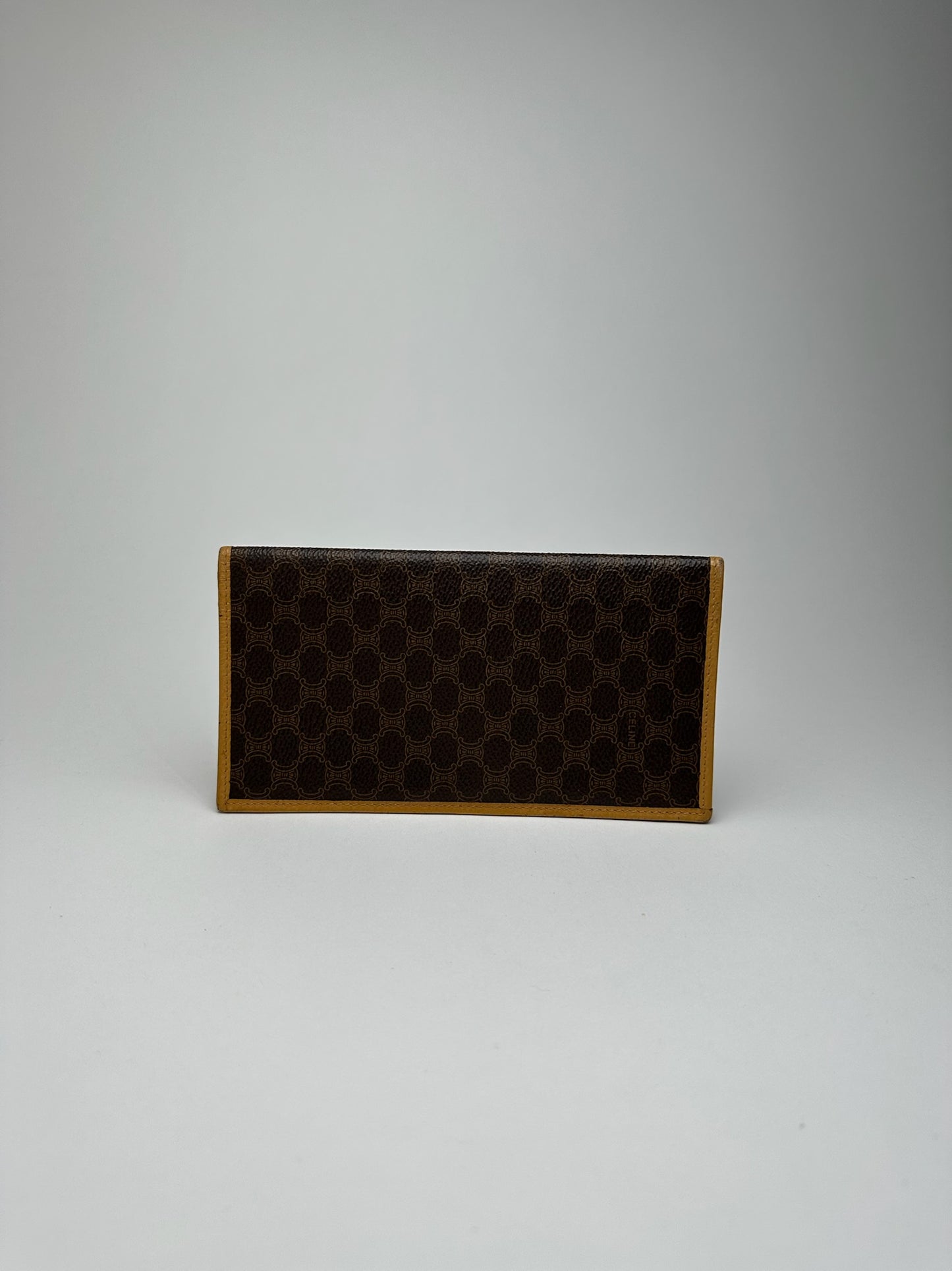 Vintage Celine Paris leather card holder / ID holder brown