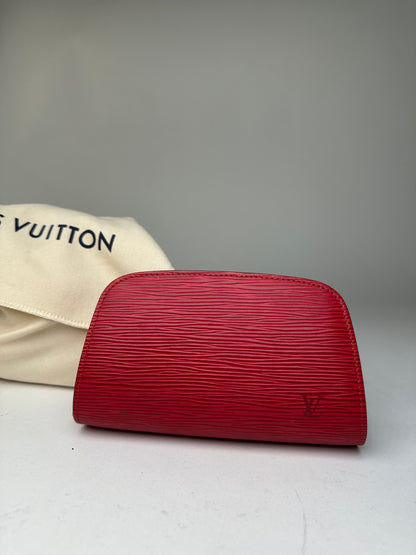 Louis Vuitton Pochette Cosmétique PM Epi Leather Red Coquelicot