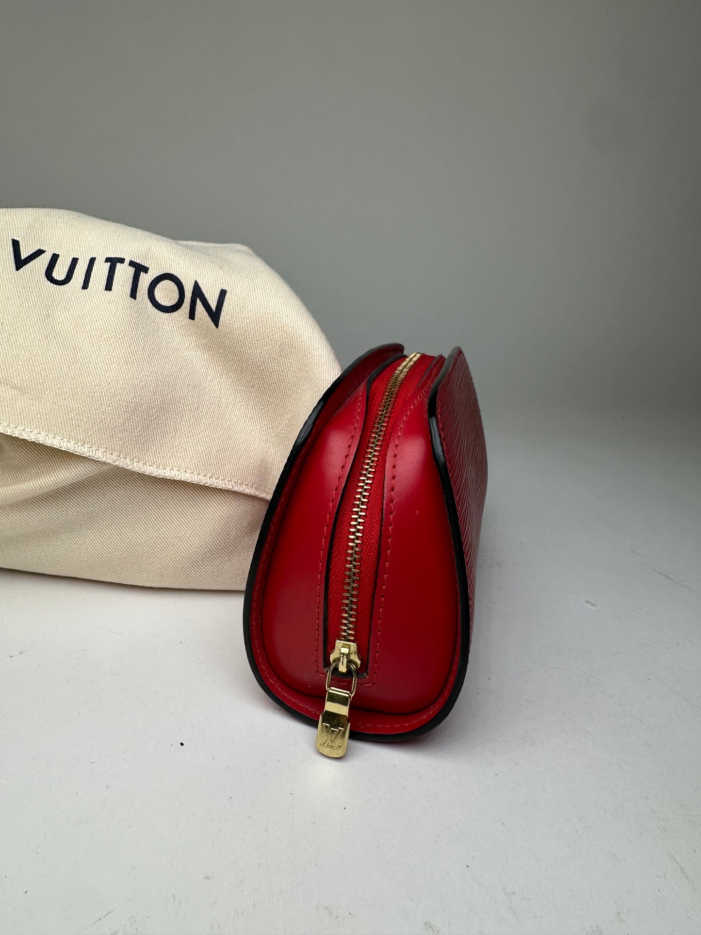 Louis Vuitton Pochette Cosmétique PM Epi Leather Red Coquelicot