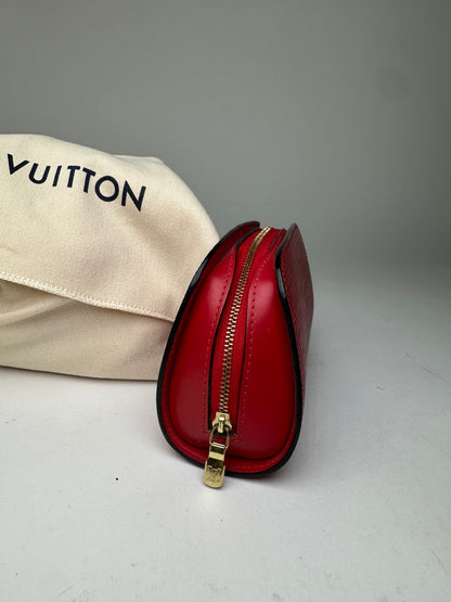 Louis Vuitton Pochette Cosmétique PM Epi Leather Red Coquelicot