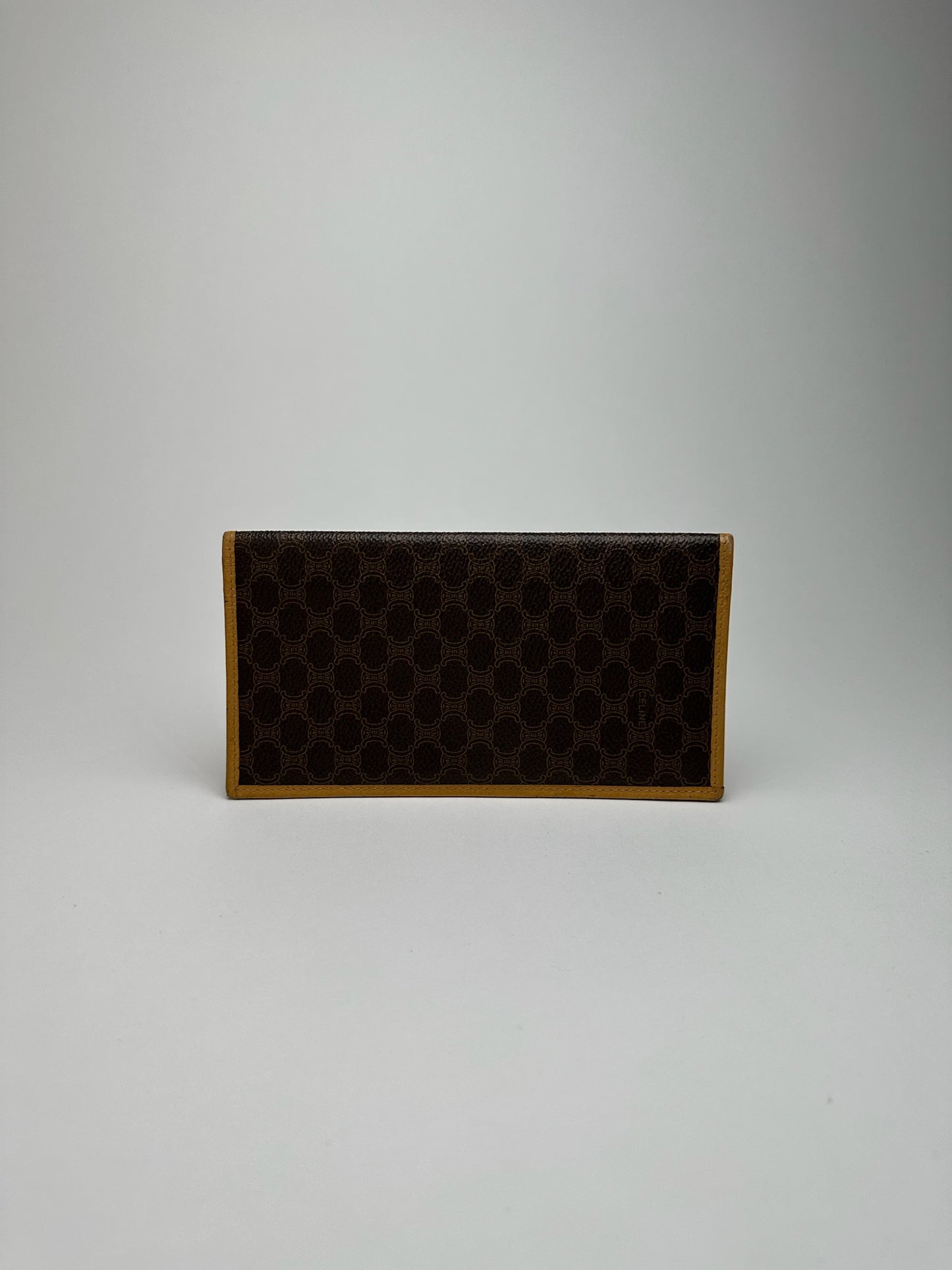 Vintage Celine Paris leather card holder / ID holder brown