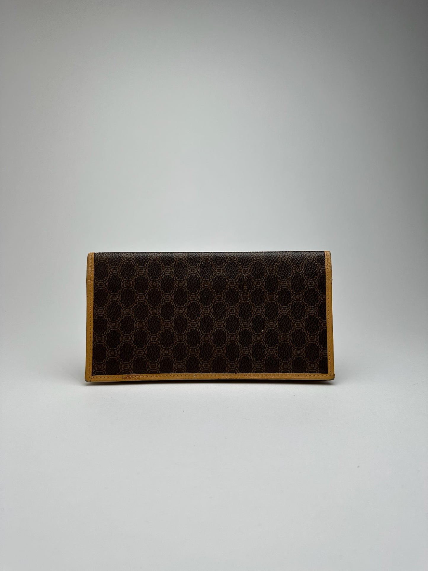 Vintage Celine Paris leather card holder / ID holder brown