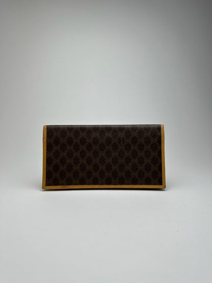 Vintage Celine Paris leather card holder / ID holder brown