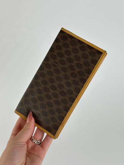 Vintage Celine Paris leather card holder / ID holder brown