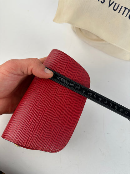 Louis Vuitton Pochette Cosmétique PM Epi Leather Red Coquelicot