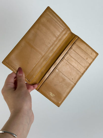 Vintage Celine Paris leather card holder / ID holder brown
