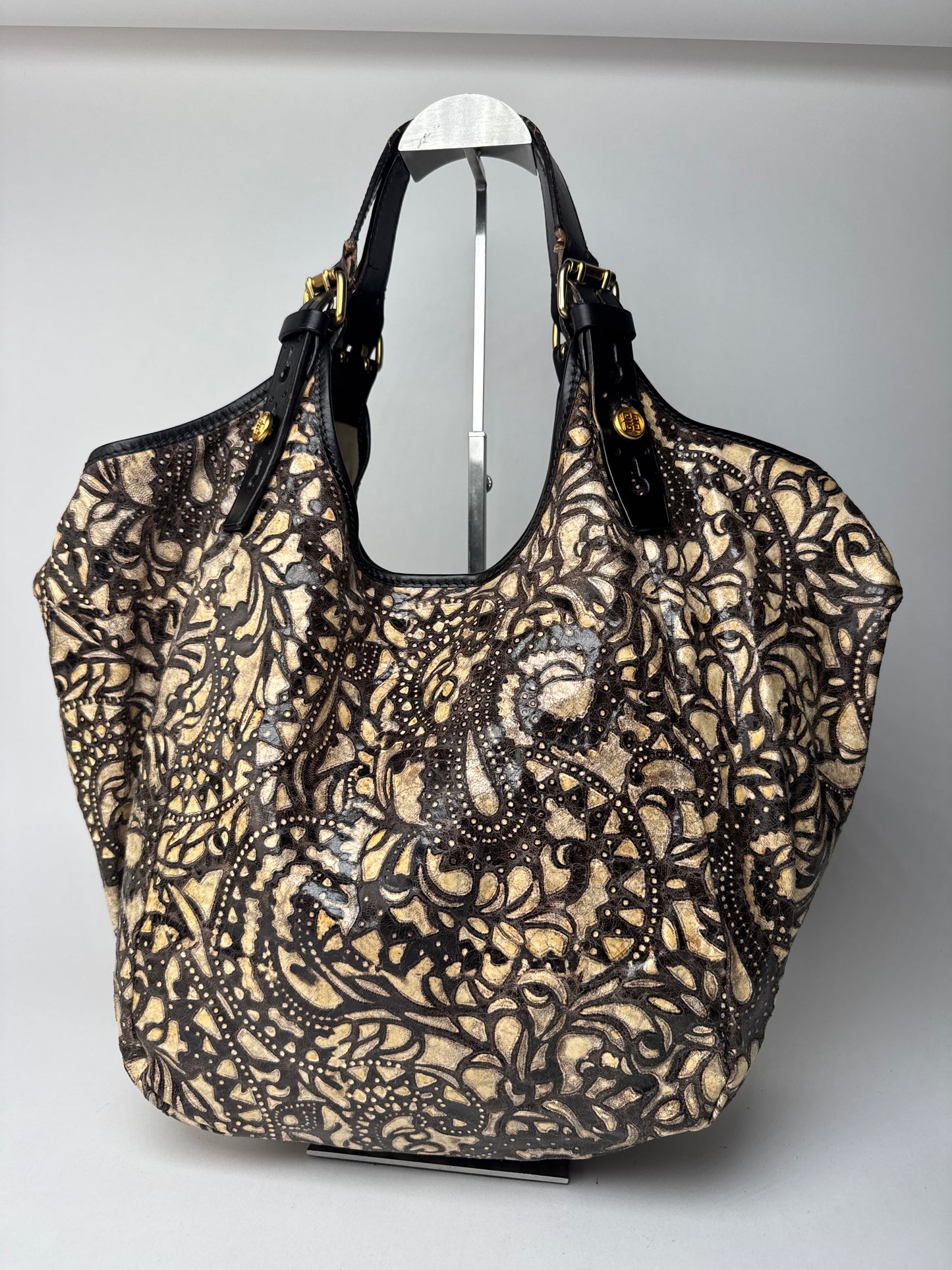 Sac à main vintage Givenchy noir marron