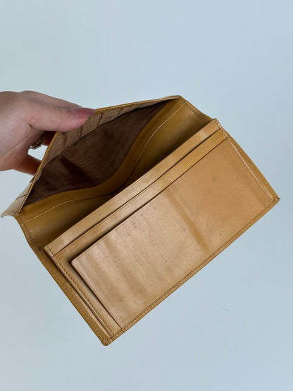 Vintage Celine Paris leather card holder / ID holder brown